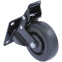 Rotila 100mm mobila tip D cu frana - Neagra